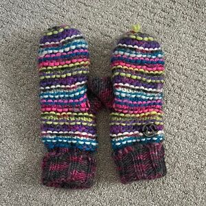 Lululemon Athletica Purple and Pink Fingerless Gloves